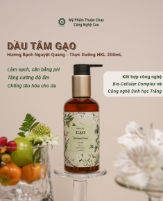 Dầu tắm Gạo - Bạch Nguyệt Quang Thực Dưỡng HKL