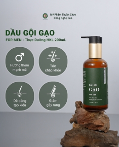 Dầu gội Gạo For Men - Thực Dưỡng HKL 200ml