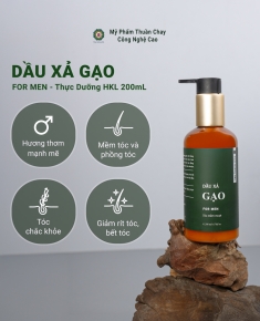 Dầu xả Gạo For Men - Thực Dưỡng HKL 200ml