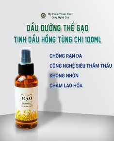 Dầu Dưỡng Thể Gạo - Tinh Dầu Hồng Tùng Chi Thực Dưỡng HKL 100ml
