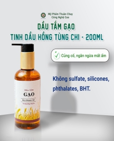 Dầu Tắm Gạo - Tinh Dầu Hồng Tùng Chi Thực Dưỡng HKL 200ml