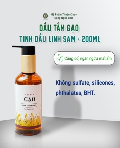 Dầu Tắm Gạo - Tinh Dầu Linh Sam Thực Dưỡng HKL 200ml