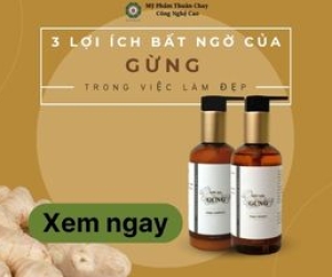 3 lợi ích bất ngờ của Gừng trong việc làm đẹp