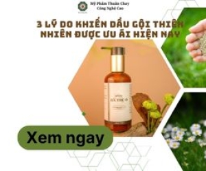 3 lý do khiến dầu gội thiên nhiên được ưu ái hiện nay