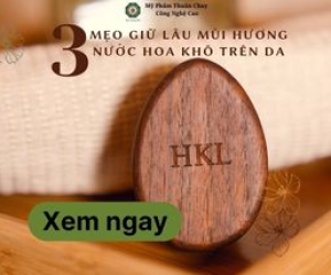 3 Mẹo giữ lâu mùi hương nước hoa khô trên da