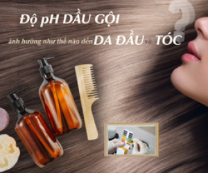 Độ pH của dầu gội ảnh hưởng như thế nào đến tóc và da đầu ?