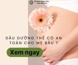 Dầu dưỡng thể có an toàn cho mẹ bầu?