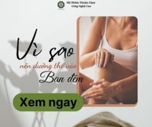 Vì sao nên dưỡng thể vào ban đêm