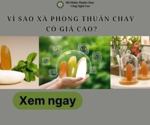 Vì sao xà phòng thuần chay có giá cao?