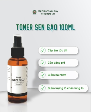 Toner Sen Gạo - Thực Dưỡng HKL 100ml