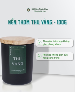 Nến Thơm Thu Vàng - Thực Dưỡng HKL 100g