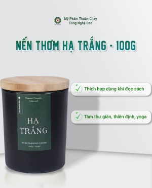 Nến Thơm Hạ Trắng - Thực Dưỡng HKL 100g