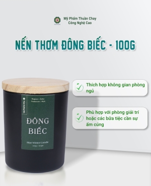 Nến Thơm Đông Biếc - Thực Dưỡng HKL 100g