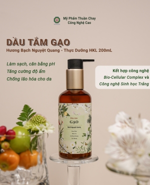 Dầu tắm Gạo - Bạch Nguyệt Quang Thực Dưỡng HKL