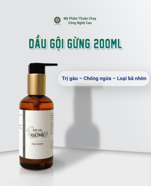 Dầu Gội Gừng - Thực Dưỡng HKL 200ml