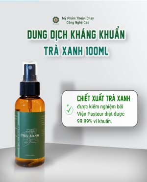 Dung Dịch Kháng Khuẩn Trà Xanh - Thực Dưỡng HKL 100ml