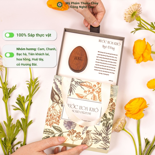 HỘP QUÀ TẶNG NƯỚC HOA KHÔ NGÔ ĐỒNG THỰC DƯỠNG HKL