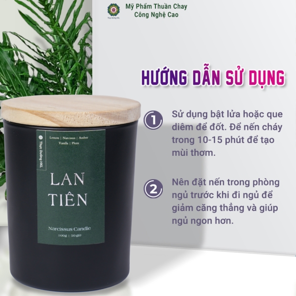 Nến Thơm Lan Tiên - Thực Dưỡng HKL 100g