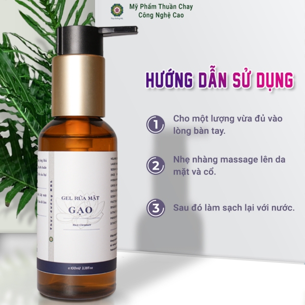 Gel Rửa Mặt Gạo - Thực Dưỡng HKL 100ml