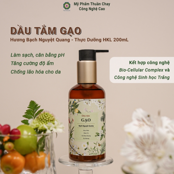 Dầu tắm Gạo - Bạch Nguyệt Quang Thực Dưỡng HKL