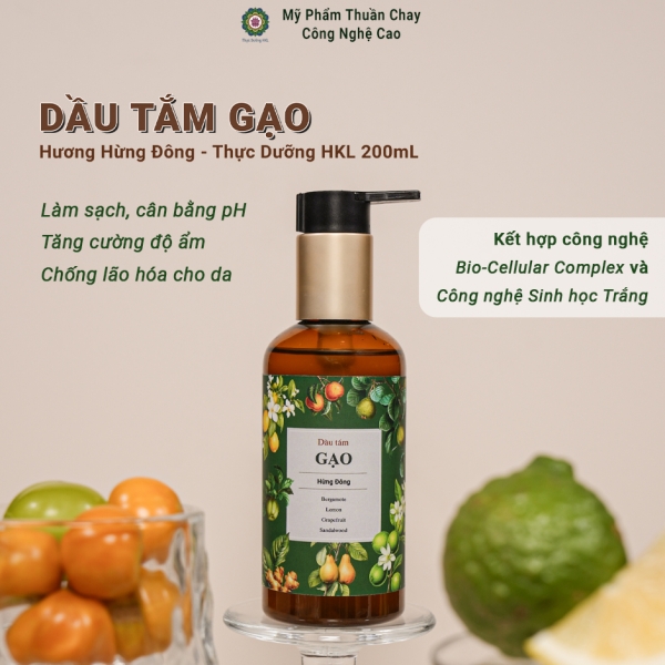 Dầu tắm Gạo - Hừng Đông Thực Dưỡng HKL