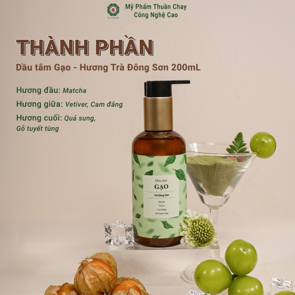 Dầu tắm Gạo - Trà Đông Sơn Thực Dưỡng HKL
