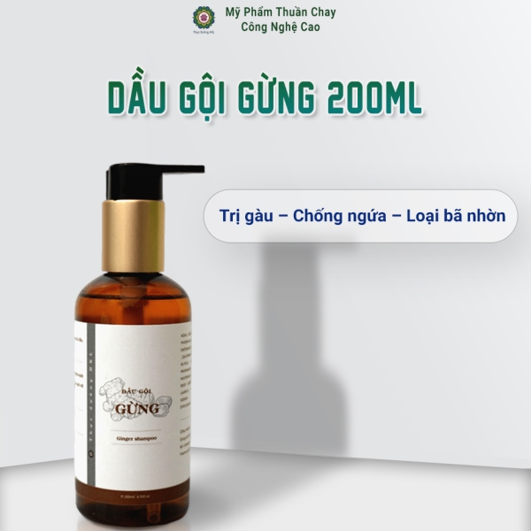 Dầu Gội Gừng - Thực Dưỡng HKL 200ml