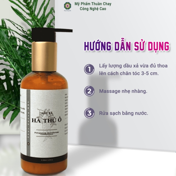 Dầu Xả Hà Thủ Ô - Thực Dưỡng HKL 200ml