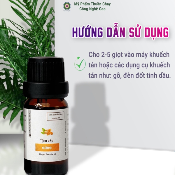 Tinh Dầu Gừng - Thực Dưỡng HKL 10ml