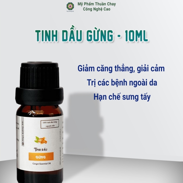Tinh Dầu Gừng - Thực Dưỡng HKL 10ml