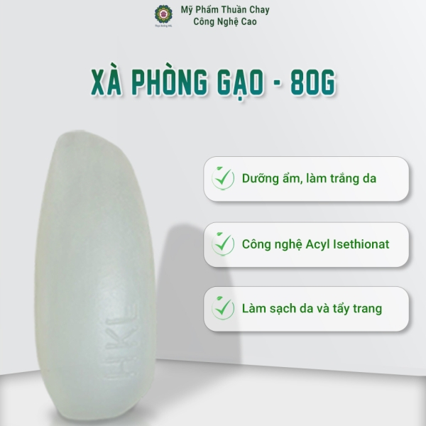 Xà Phòng Gạo - Thực Dưỡng HKL 80g