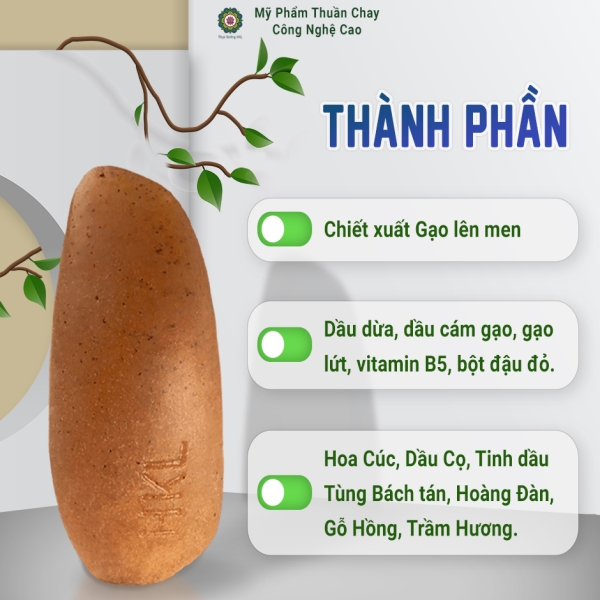 Xà Phòng Bách Tán Nam - Thực Dưỡng HKL 80g